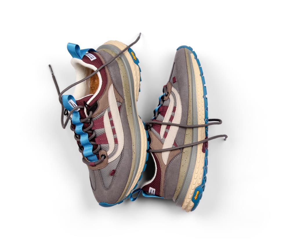 G-Machu Suede Multi D.Grey/Wine