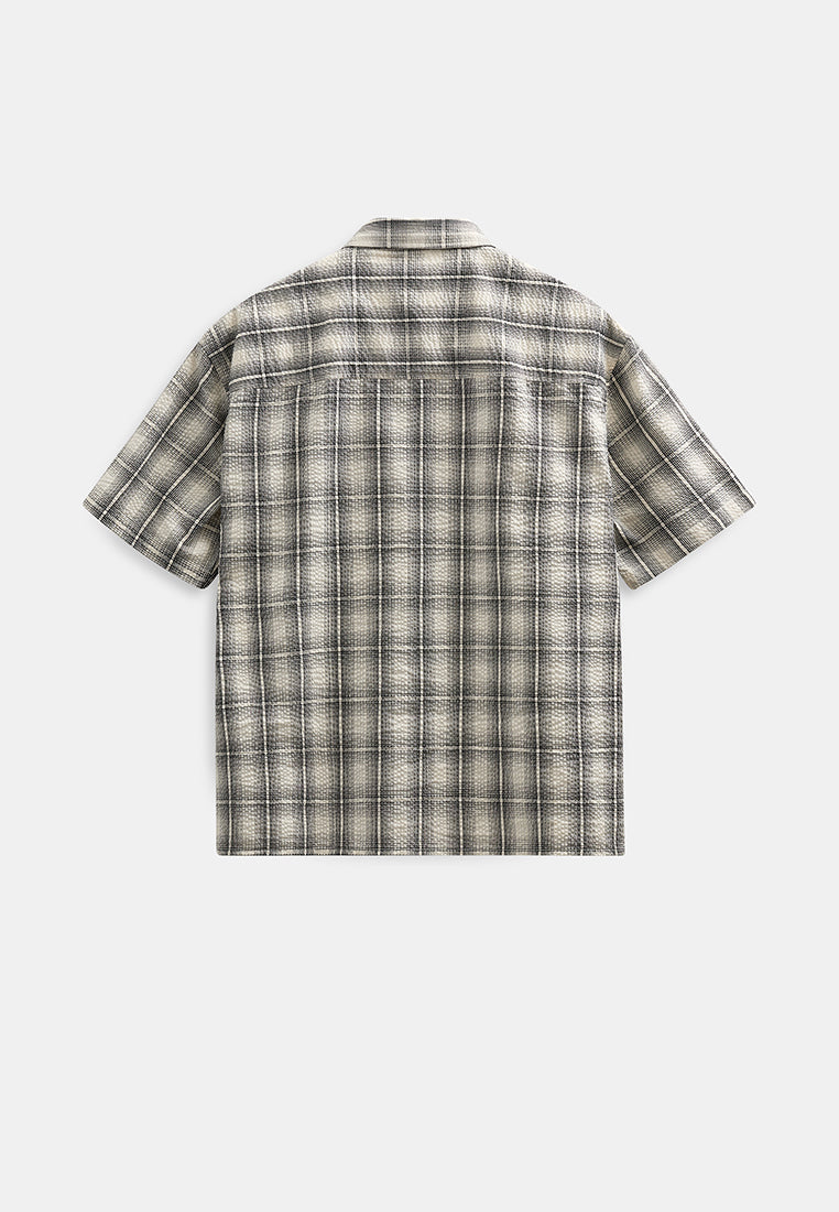 AkOtto Seersucker Check SS Shirt