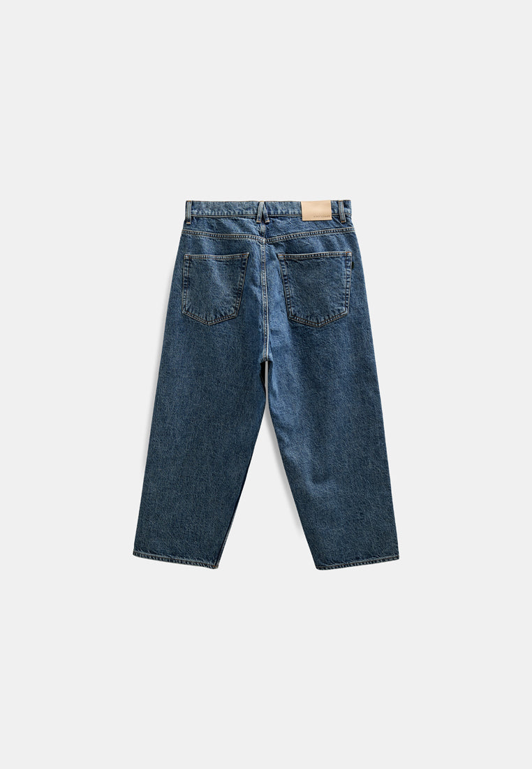 AkKakob Crop Jeans - 8007 Classic Blue