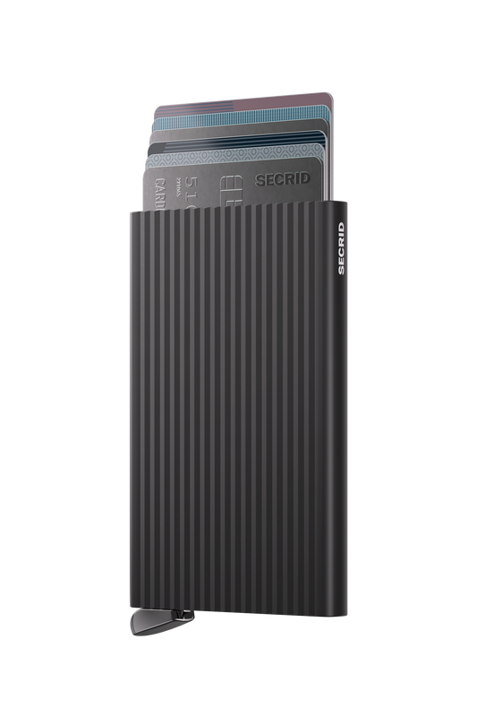 Premium Cardprotector Fluted Black+