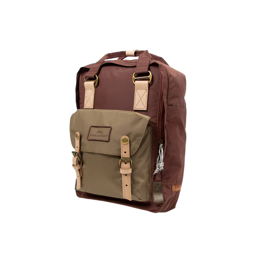 Doughnut Macaroon Jungle Series Maroon x Khaki