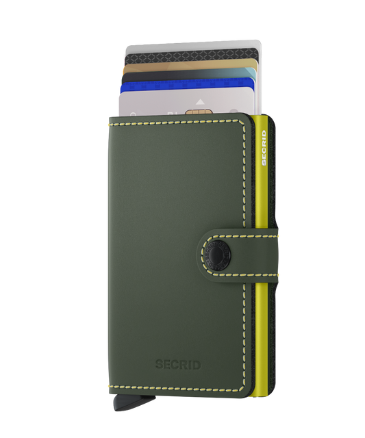 Miniwallet Matte Green & Lime