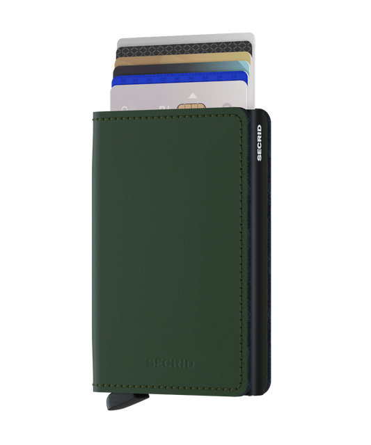 Slimwallet Matte Green-Black