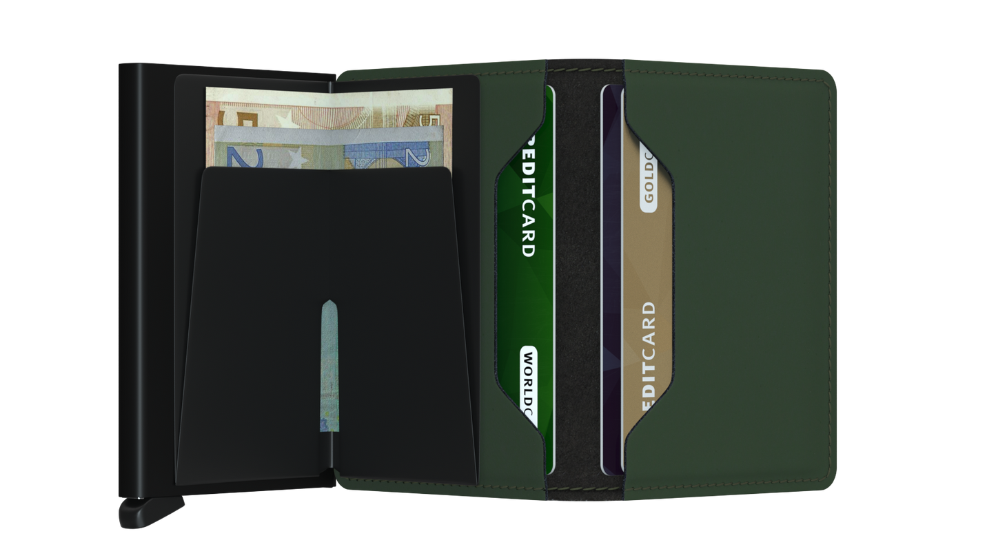 Slimwallet Matte Green-Black