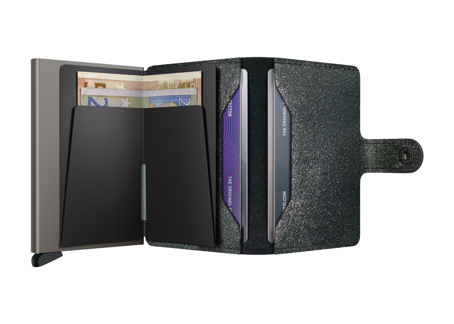 Miniwallet Stars Black