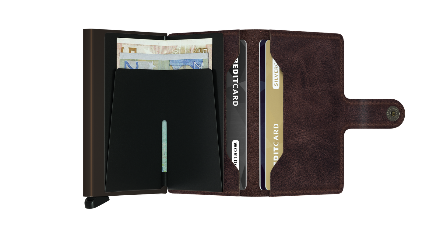 Miniwallet Vintage Chocolate