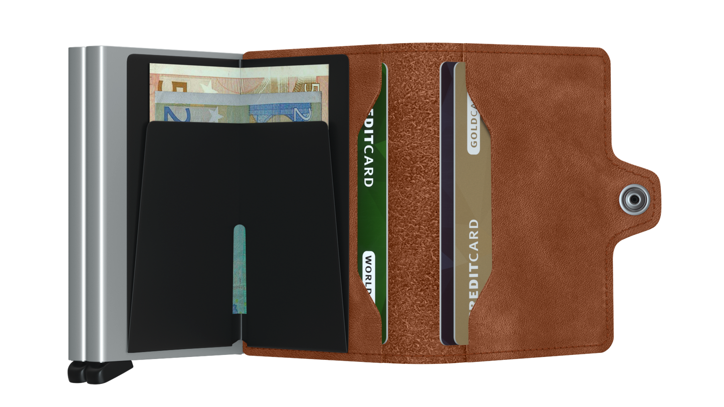 Twinwallet Vinatge Cognac-Silver