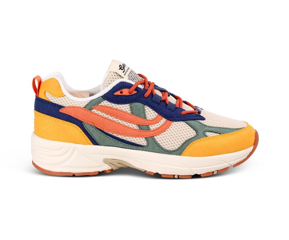 G-Eco`99 Winter Flowers Mustard/Shilf/Orange
