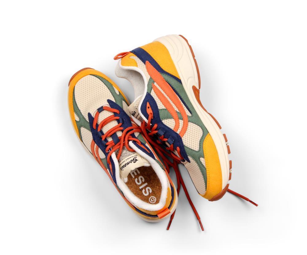 G-Eco`99 Winter Flowers Mustard/Shilf/Orange