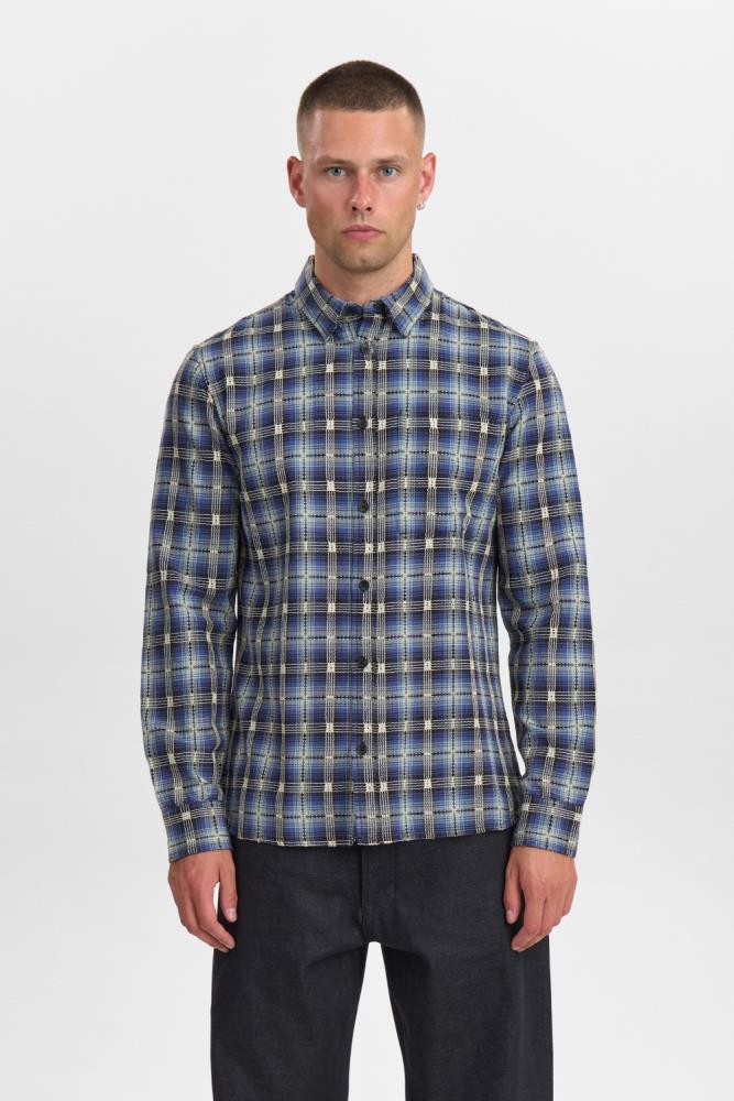 AkLeif Viscose Check Shirt
