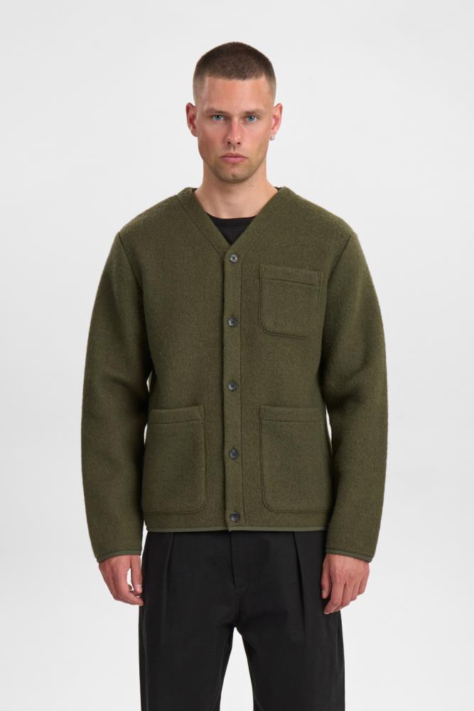 AkSigurd Boiled Wool Overshirt