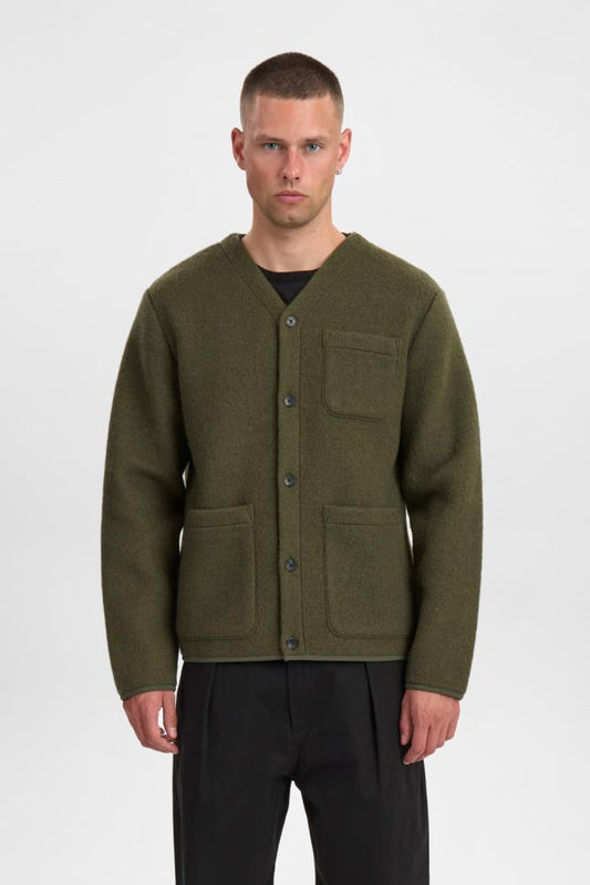 AkSigurd Boiled Wool Overshirt
