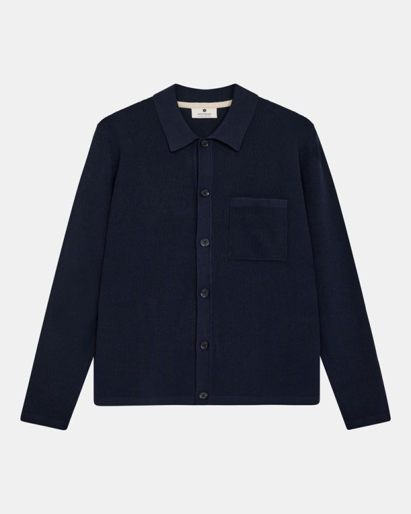 Cardigan de malha canelada AkSvend Needle