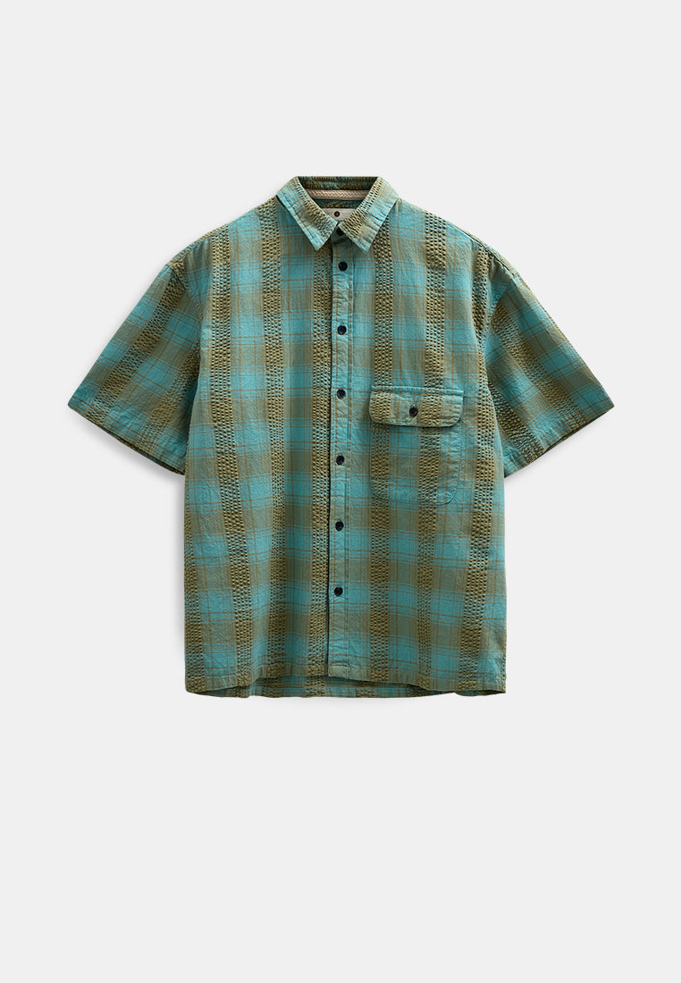 AkOtto Seersucker CH. S/S Shirt