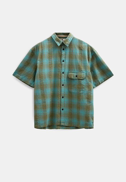 AkOtto Seersucker CH. S/S Shirt