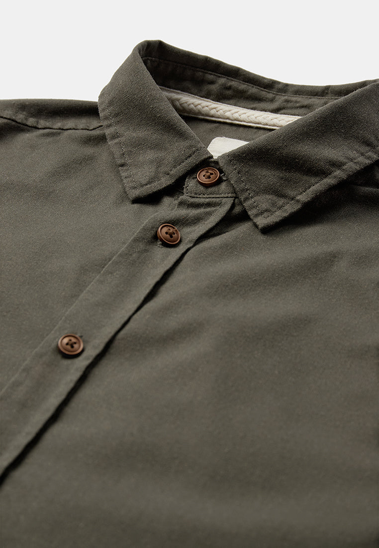 AkLeif Cot/Linen/Vis L/S Shirt