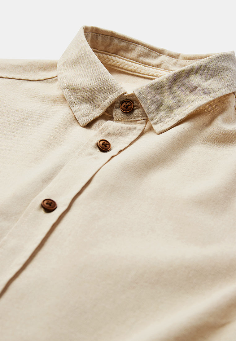 AkLeif Cot/Linen/Vis L/S Shirt