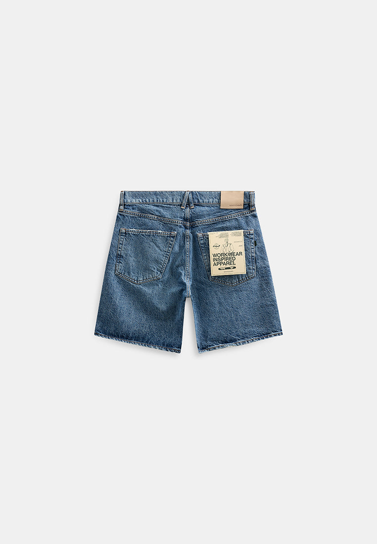AkJonas Shorts - 8012 Worm Medium Blue