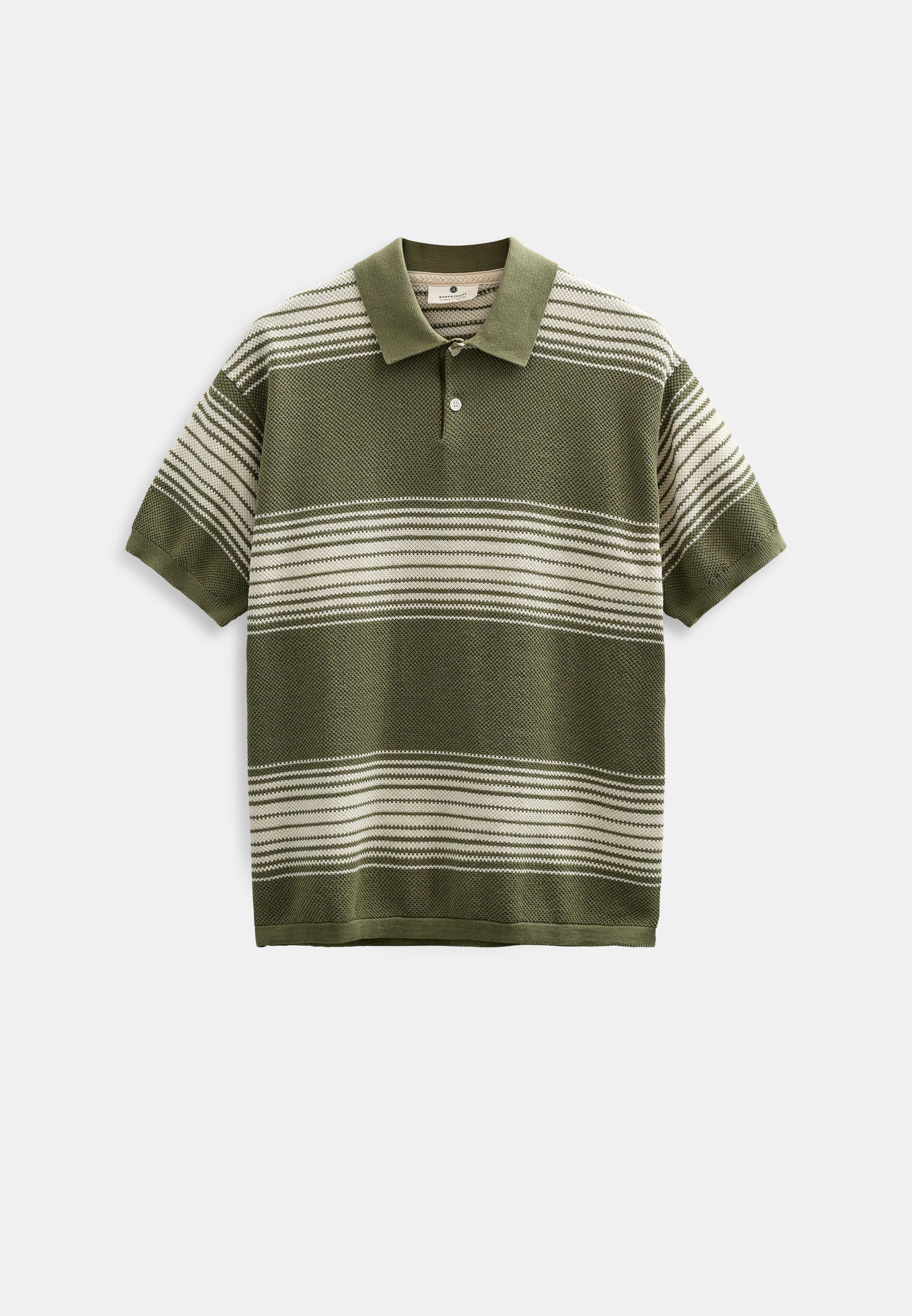 AkSeb Stripe Polo SS Knit