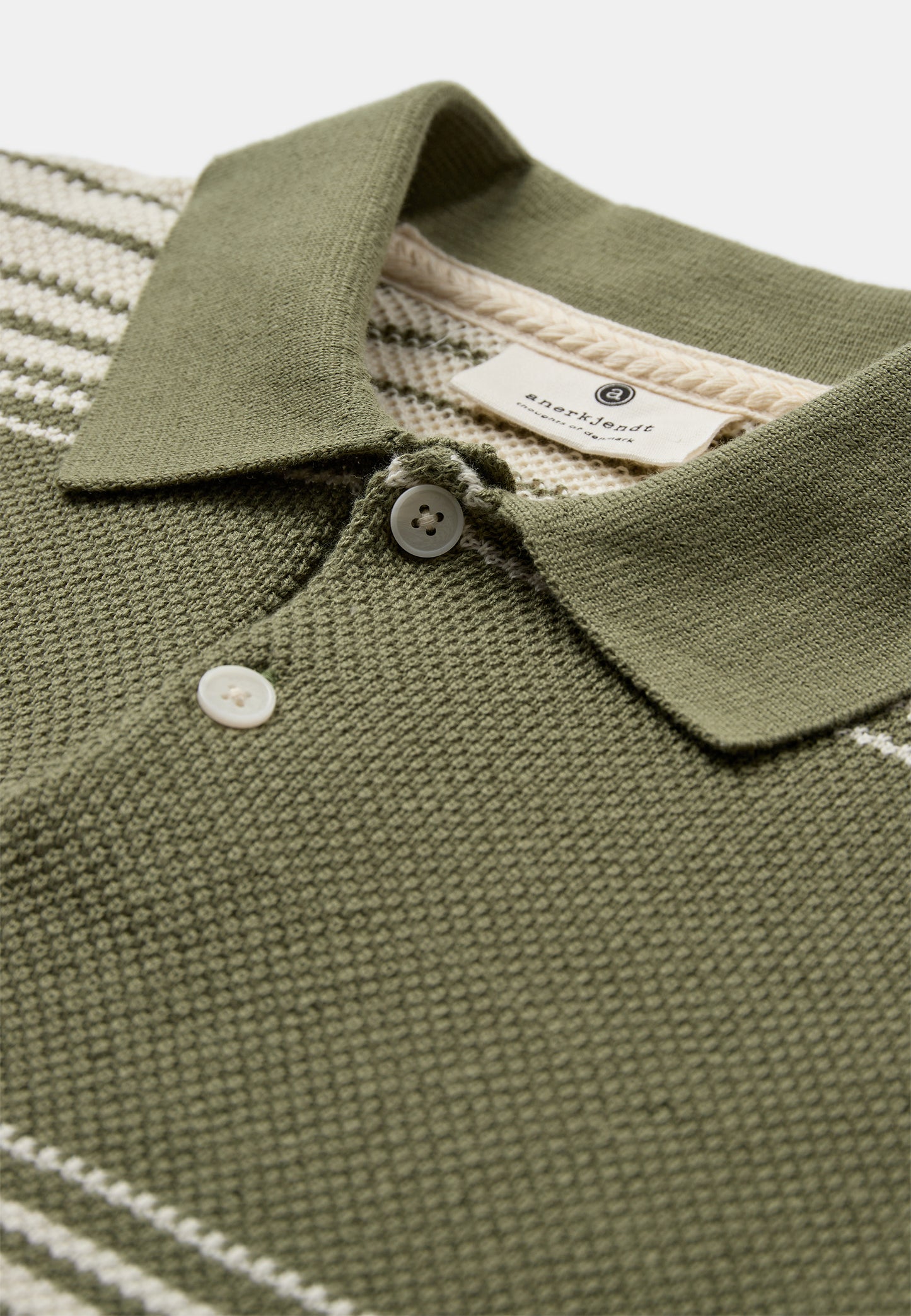 AkSeb Stripe Polo SS Knit