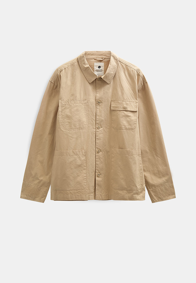 AkOdin Cotton Poplin Overshirt