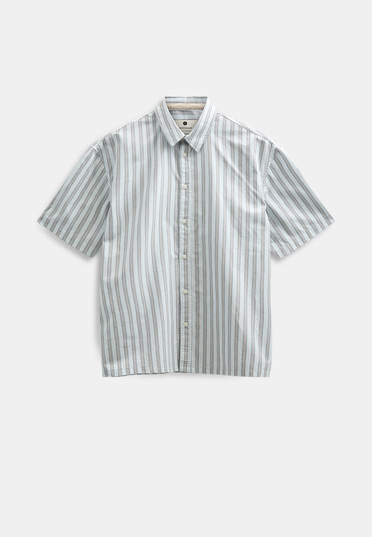 AkOtto Poplin Stripe S/S Shirt