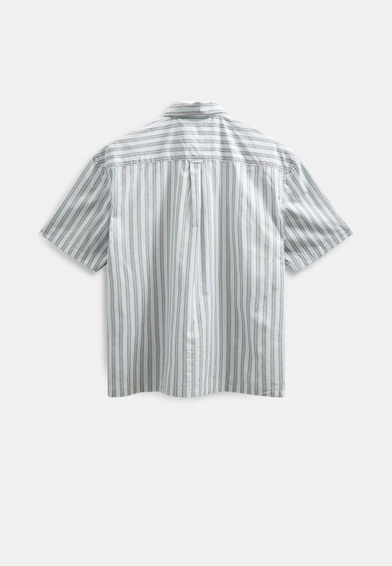 AkOtto Poplin Stripe S/S Shirt