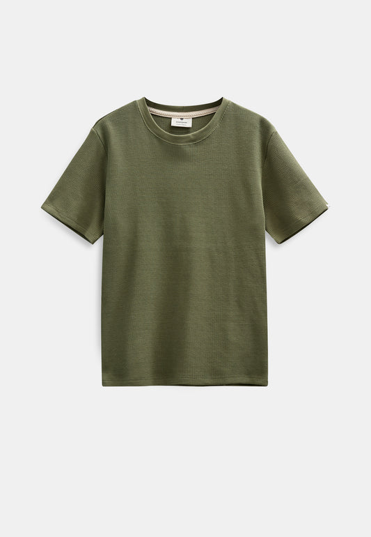 AkKikki S/S Waffle Tee