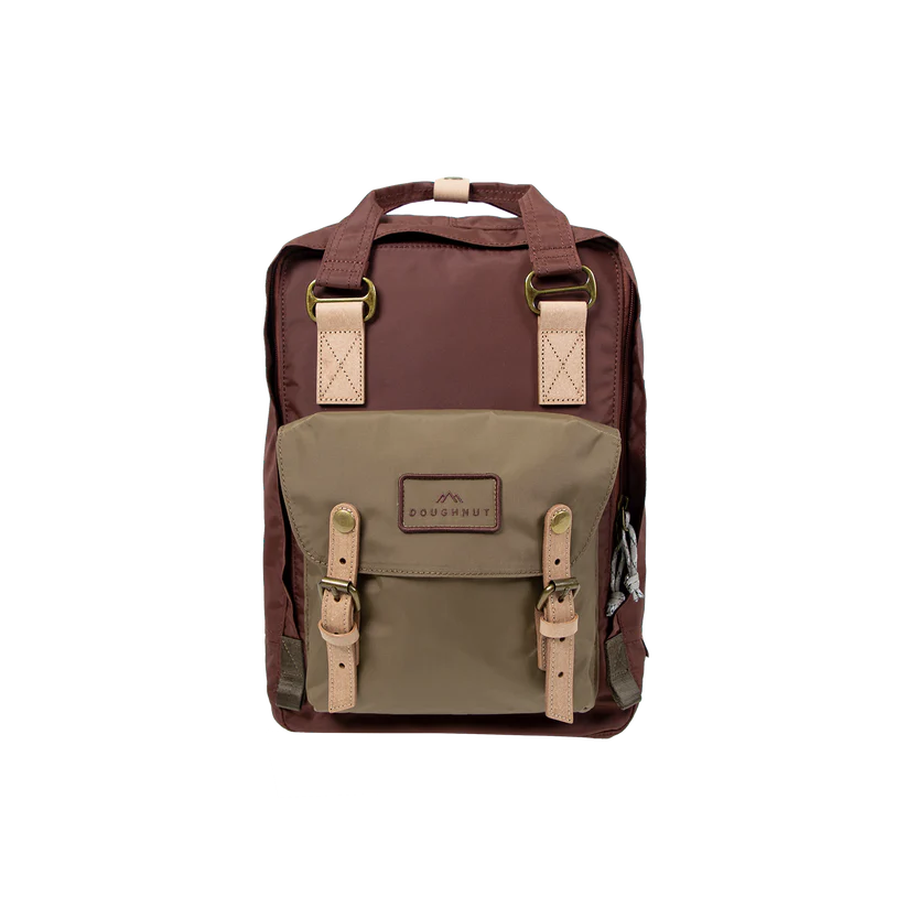 Doughnut  Macaroon Jungle Series Maroon x Khaki