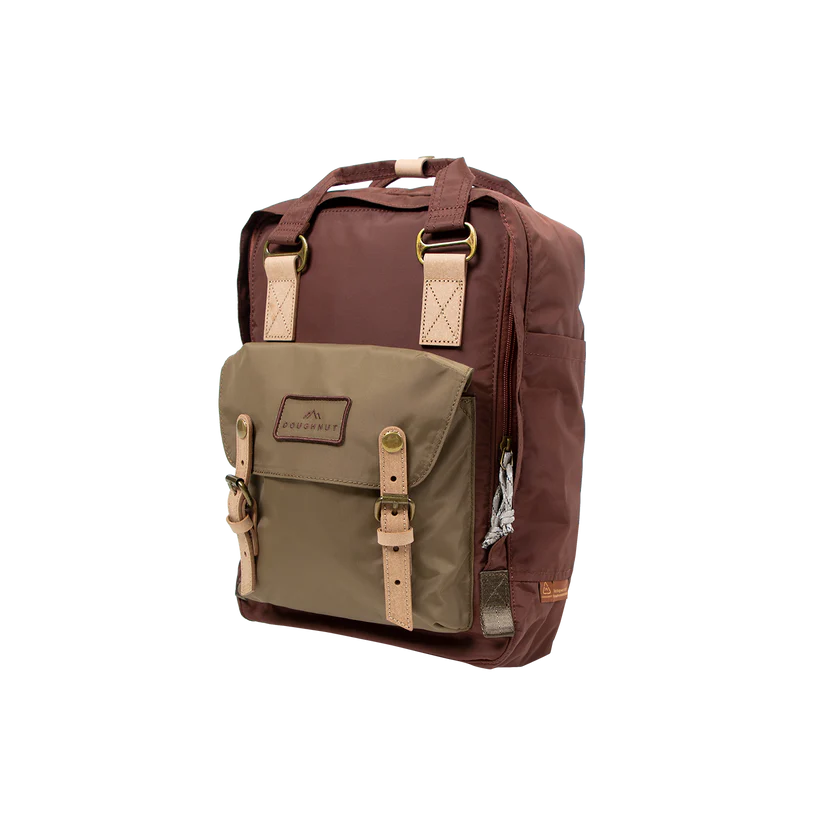 Doughnut  Macaroon Jungle Series Maroon x Khaki