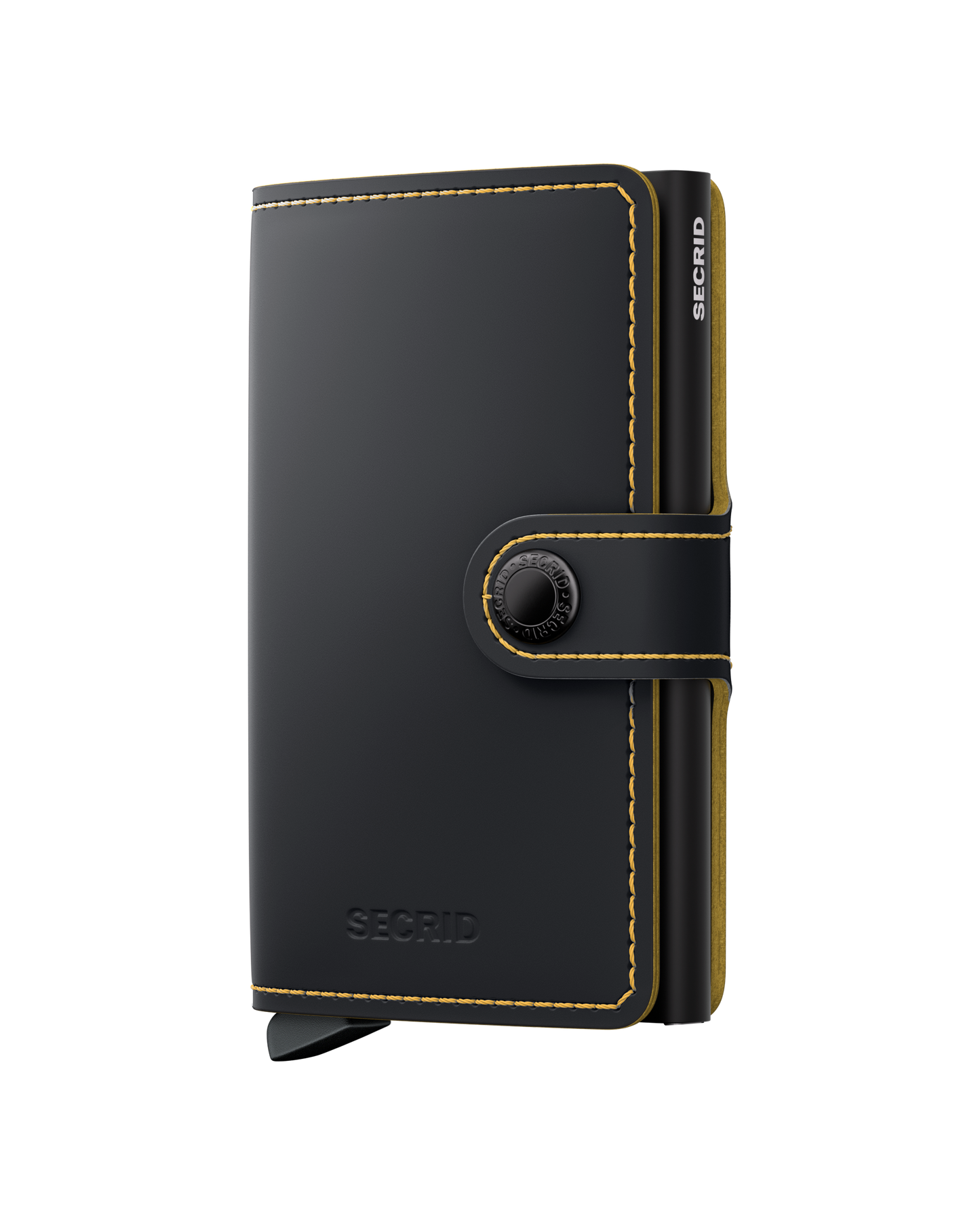 Miniwallet Matte Black & Ochre