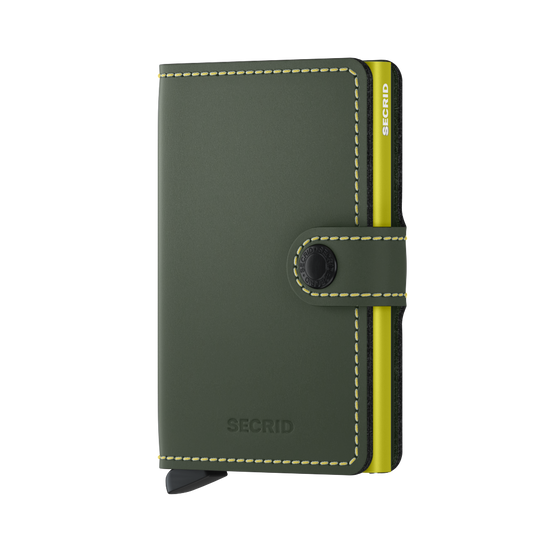 Miniwallet Matte Green & Lime