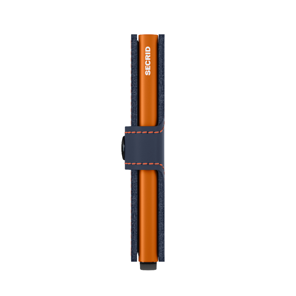 Miniwallet Matte Night Blue & Orange