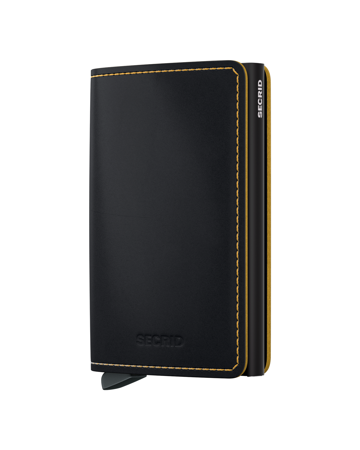 Slimwallet Matte Black & Ochre