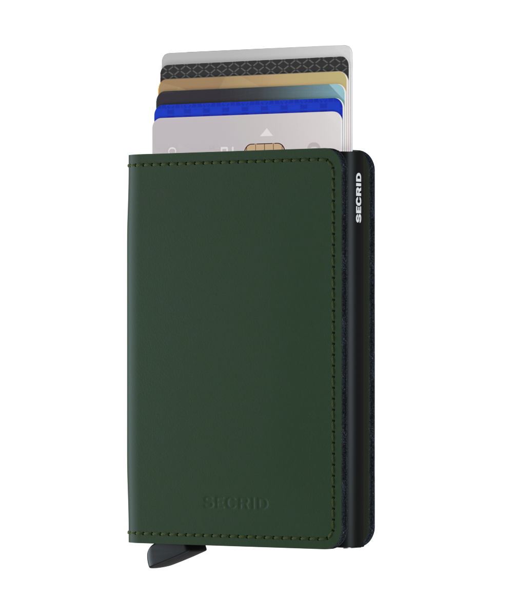 Slimwallet Matte Green-Black