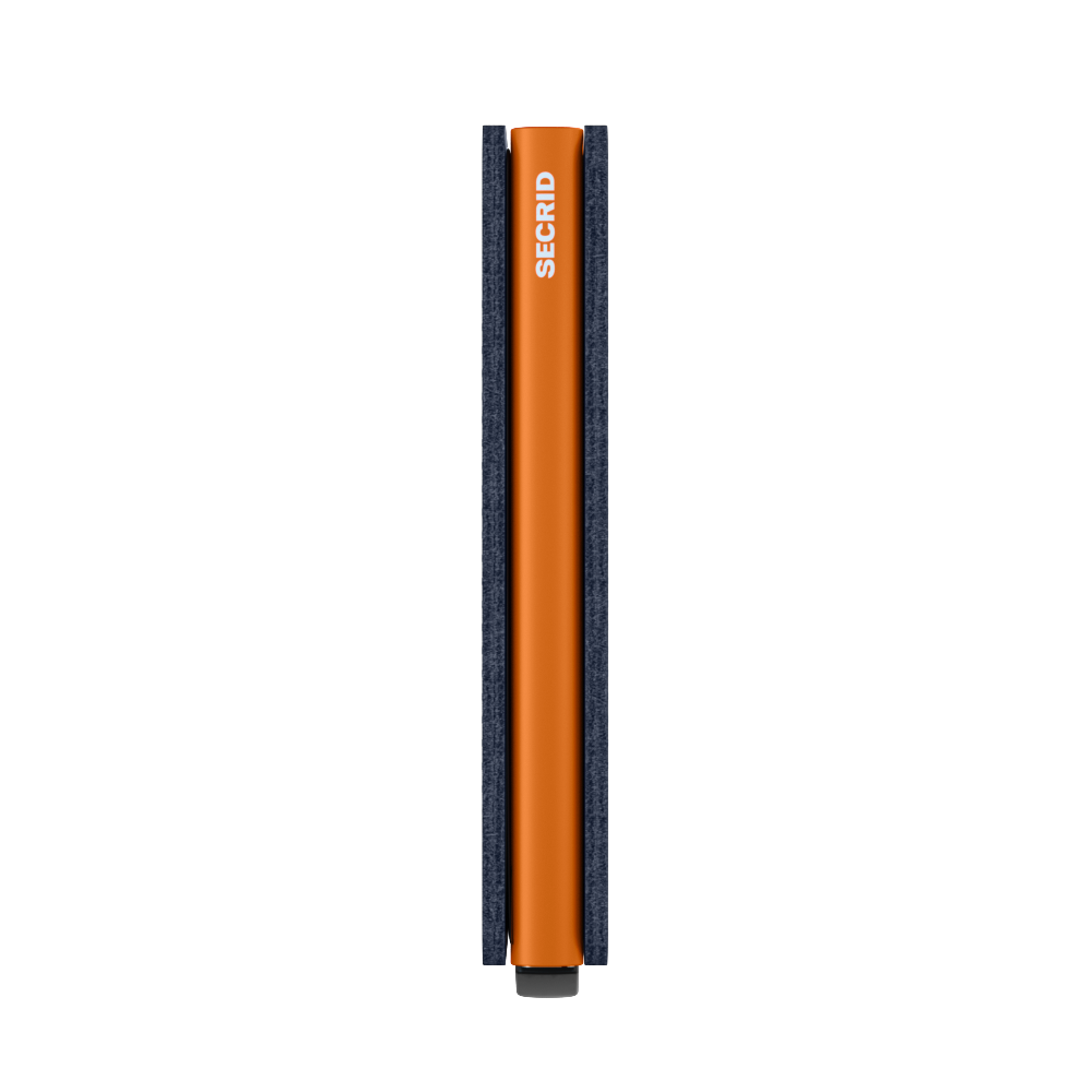 Slimwallet Matte Nightblue & Orange