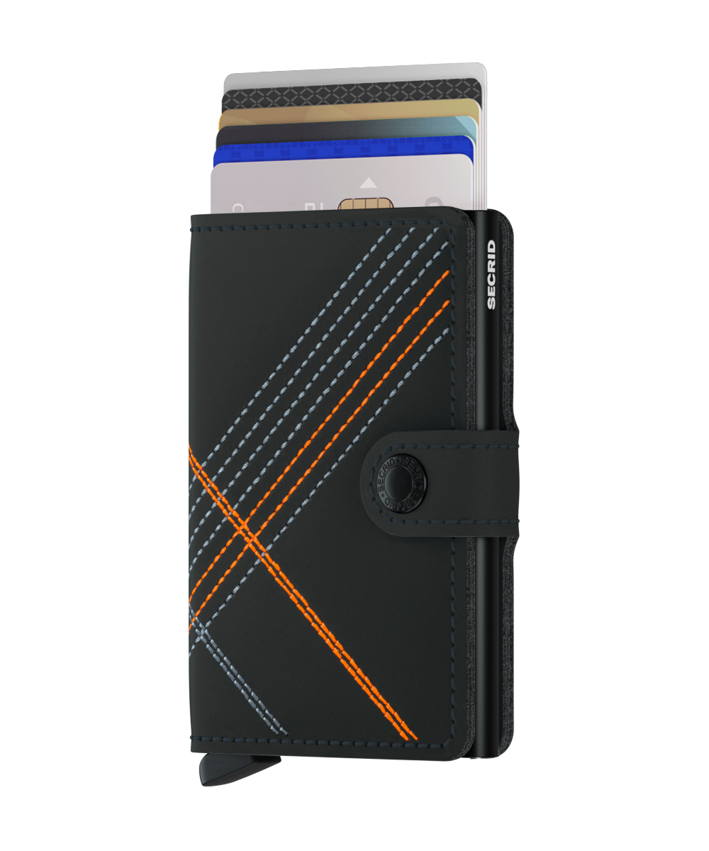 Miniwallet Stitch Linea Orange