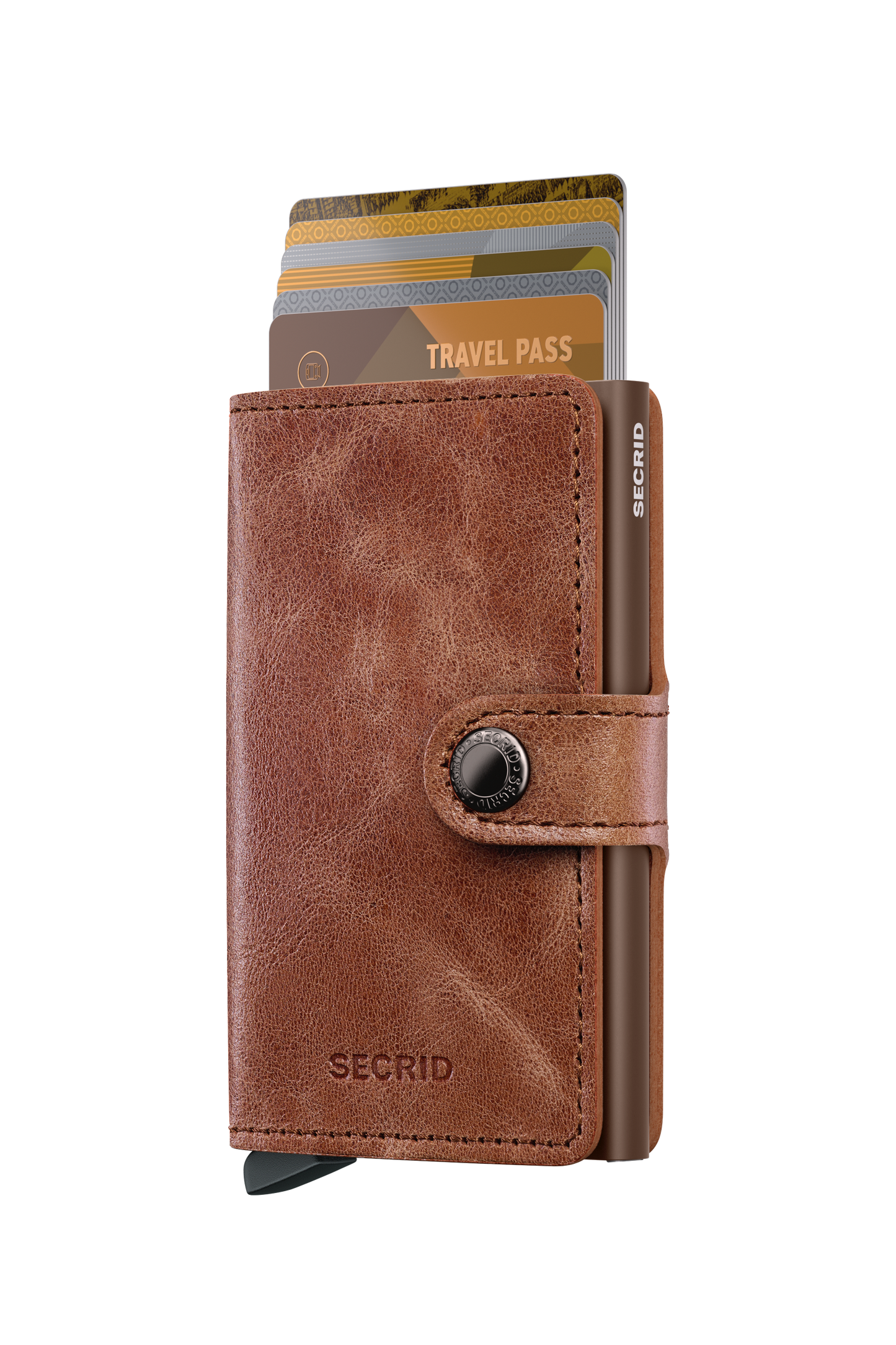 Miniwallet Vintage Conhaque-Castanho