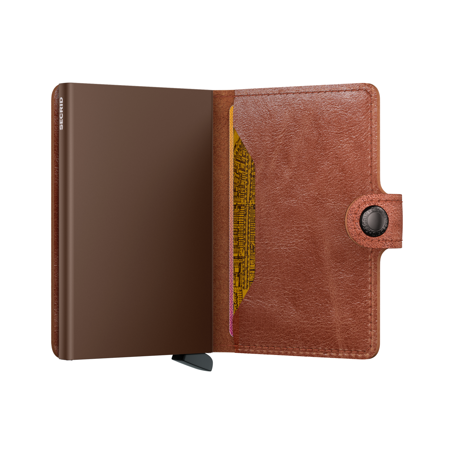 Miniwallet Vintage Conhaque-Castanho
