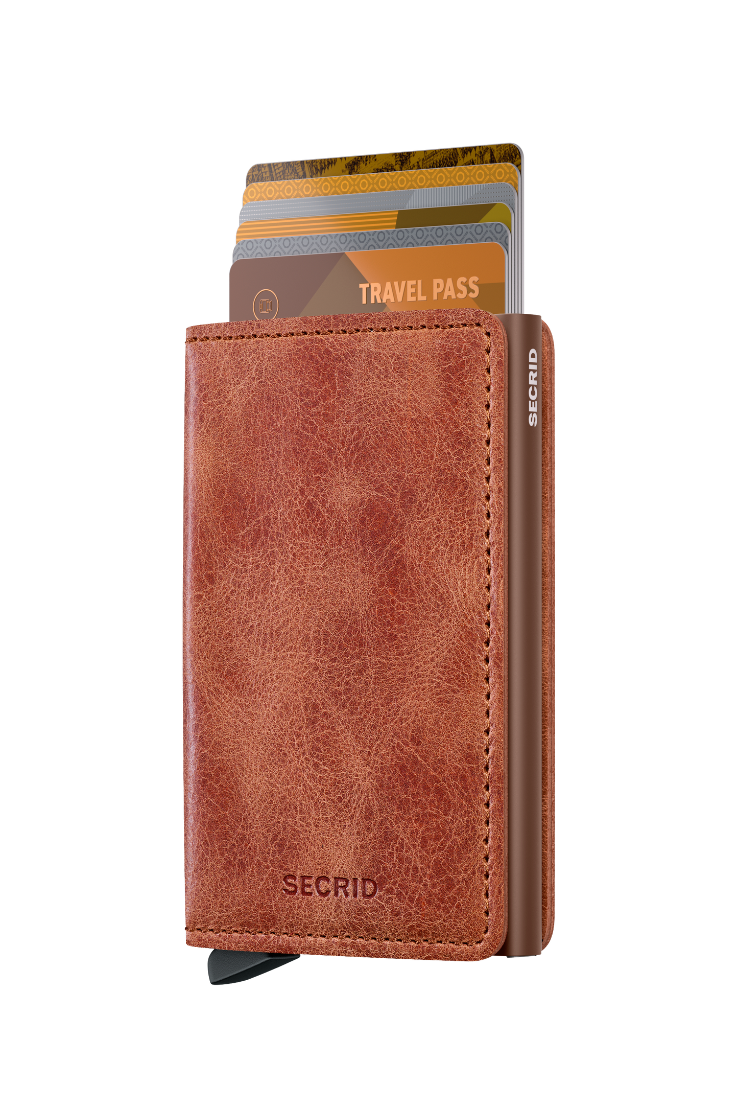 Slimwallet Vintage Cognac-Brown