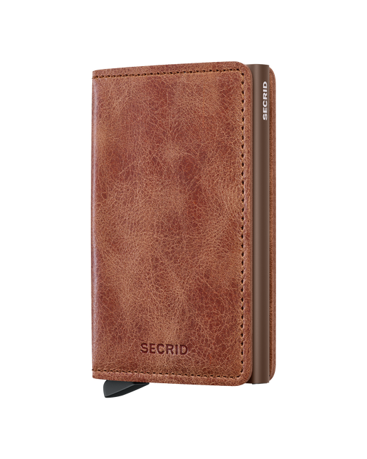 Slimwallet Vintage Cognac-Brown