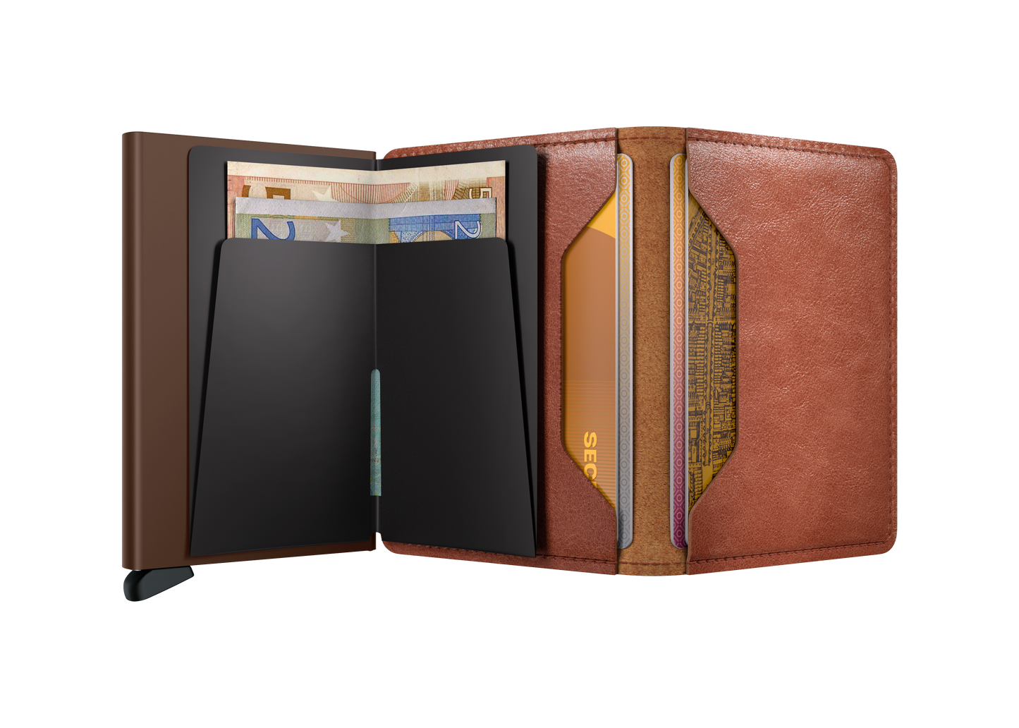 Slimwallet Vintage Cognac-Brown