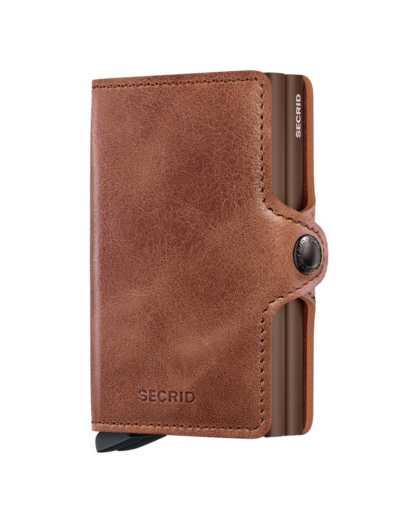 Twinwallet Vintage Cognac-Brown