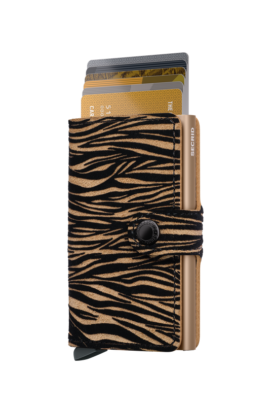 Miniwallet Zebra Beige